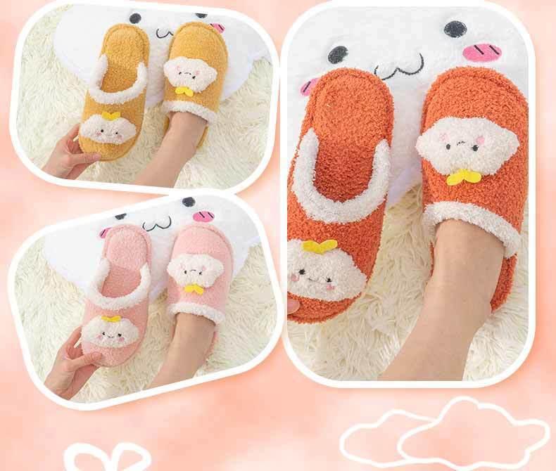 Children's Cotton Slippers Boys And Girls Home Furry Shoes Indoor Warm Shoes Winter Non-slip Cotton Shoes Furry Slippers Memory Foam Anti-Slip House Shoes Comfortable Cotton Slippers Home Bedroom Shoes Stevvex