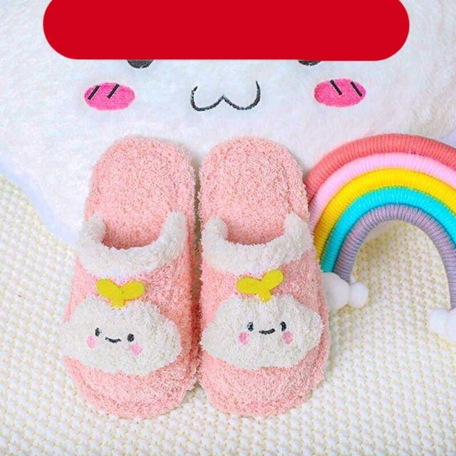 Children's Cotton Slippers Boys And Girls Home Furry Shoes Indoor Warm Shoes Winter Non-slip Cotton Shoes Furry Slippers Memory Foam Anti-Slip House Shoes Comfortable Cotton Slippers Home Bedroom Shoes Stevvex