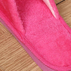Simple Solid Soft Plush Slippers For Men And Women Winter Warm Indoor Non-slip Slippers Shoes Comfortable Memory Foam Slippers For Women's And Men's Casual House Shoes Stevvex