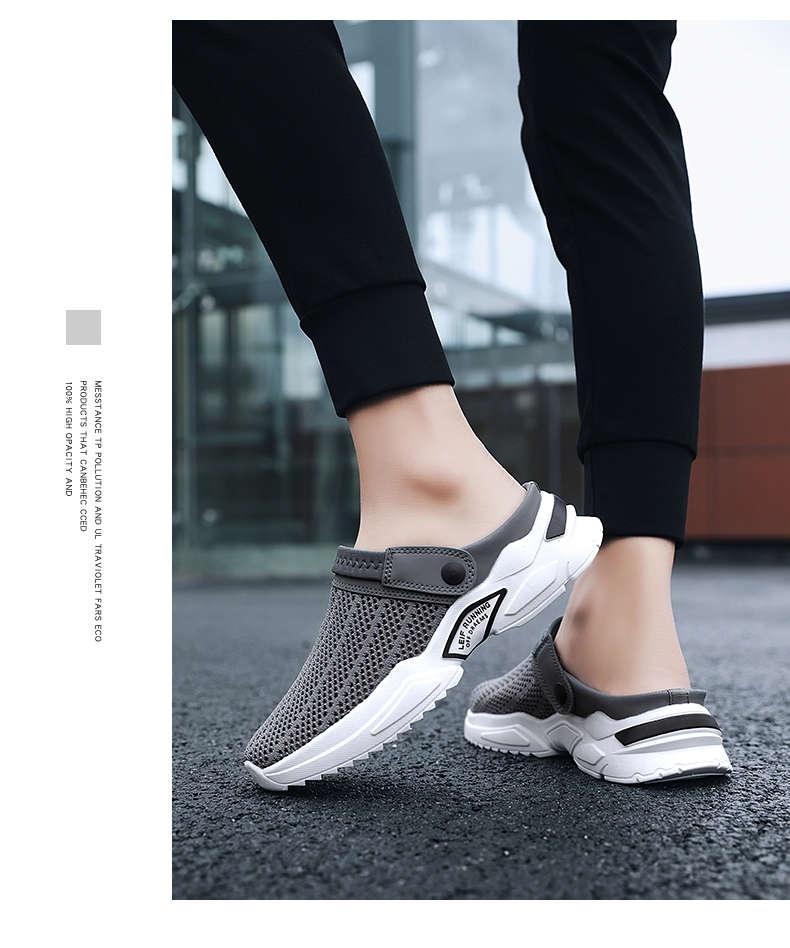 Men's Casual Shoes Rubber Flip Flops Slippers Home Beach Sandals Man Shoes Tennis Fitness Fashion Summer Clogs Sandals Shoes Breathable Beach Walking Slippers Shoes Stevvex