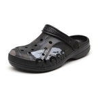 Camouflage Couple Style Men's Summer Hole Shoes Rubber Clogs Garden Shoes Flat Man Non-Slip Outdoor Indoor Slippers Lightweight Hiking Summer Walking Water Beach Shoes Stevvex