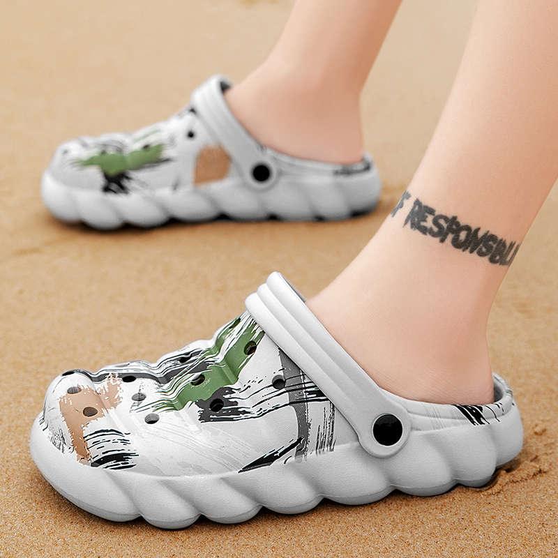 Mens Slippers Summer Flip Flops Sandals Fitness Fashion Garden Clogs Classic Mules Anti-Skid Rubber Sole Slip On Summer Mens Clogs Stevvex