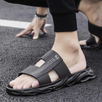 Modern Casual Summer Flip Flops Pool Slippers Sandals Slippers Men Shoes Tennis Fitness Runners Comfy Memory Foam Slide Outdoor Slippers Luxury Indoor Mens Slippers Stevvex