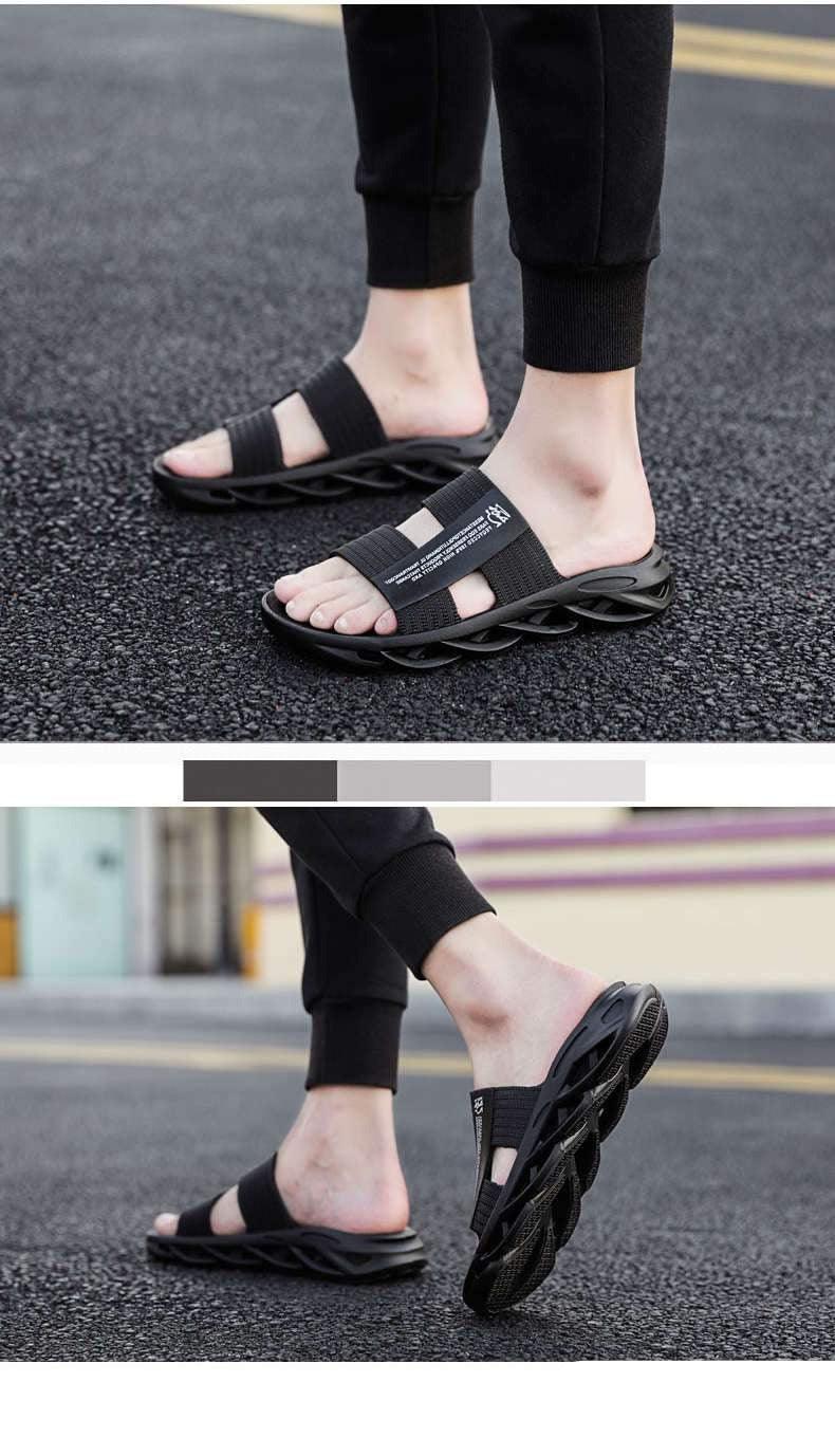 Modern Casual Summer Flip Flops Pool Slippers Sandals Slippers Men Shoes Tennis Fitness Runners Comfy Memory Foam Slide Outdoor Slippers Luxury Indoor Mens Slippers Stevvex