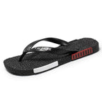 Black Man House Slippers Elegant Flip Flop Pool Slippers Summer Sandals  Men's Shoes Breathable Air Mesh Comfortable Leather Flip Flops Non-Slip Sport Cushion Beach Outdoor Walking Slippers Stevvex