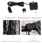 Bike Speed Meter Digital Bike Computer Multifunction Waterproof Sports Sensors Bicycle Computer Speedometer Waterproof 4 Line Display Odometer Cycling Multi Function Design Stevvex