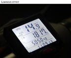 Bike Speed Meter Digital Bike Computer Multifunction Waterproof Sports Sensors Bicycle Computer Speedometer Waterproof 4 Line Display Odometer Cycling Multi Function Design Stevvex