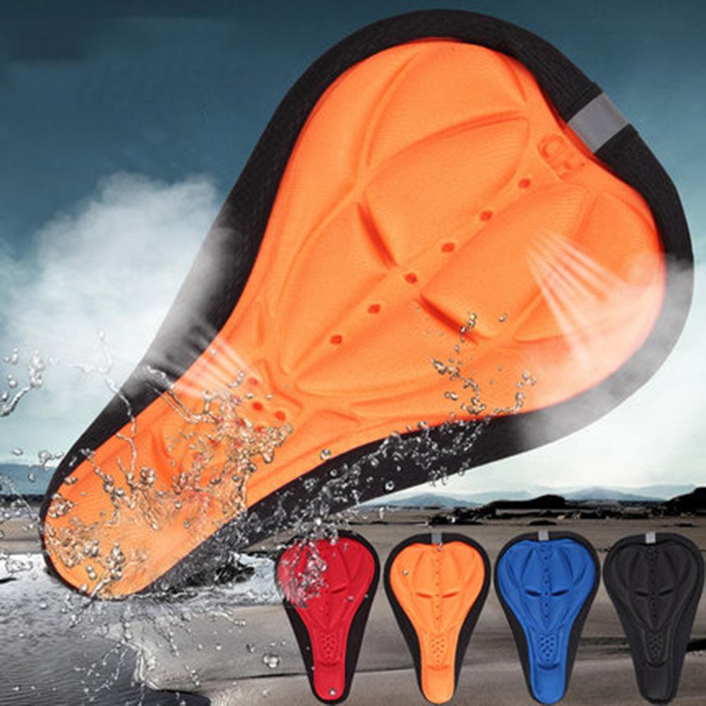 Mountain Bike Saddle Cover Thick Breathable Super Soft Bicycle Saddle Silicone Sponge Bike Seat Sports Bike Seat Cover Padded Bike Seat Cushion Bicycle Saddle Pad For Women Men With Hollow Design Stevvex