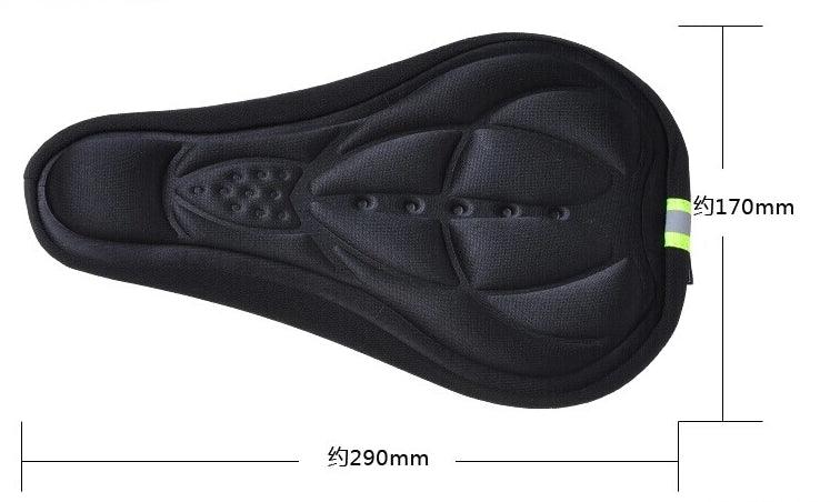Mountain Bike Saddle Cover Thick Breathable Super Soft Bicycle Saddle Silicone Sponge Bike Seat Sports Bike Seat Cover Padded Bike Seat Cushion Bicycle Saddle Pad For Women Men With Hollow Design Stevvex