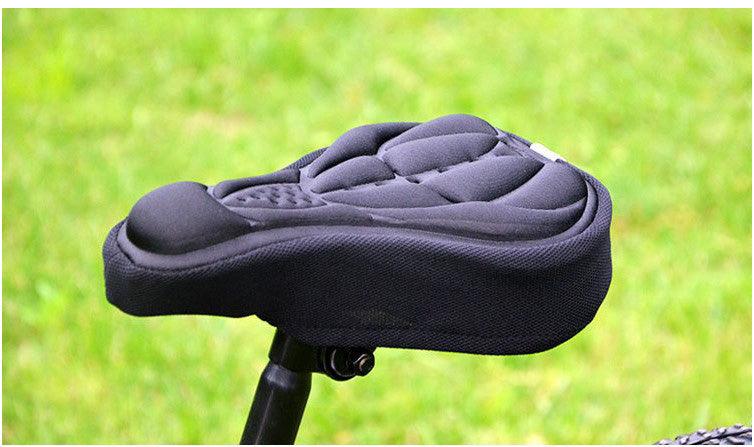 Mountain Bike Saddle Cover Thick Breathable Super Soft Bicycle Saddle Silicone Sponge Bike Seat Sports Bike Seat Cover Padded Bike Seat Cushion Bicycle Saddle Pad For Women Men With Hollow Design Stevvex