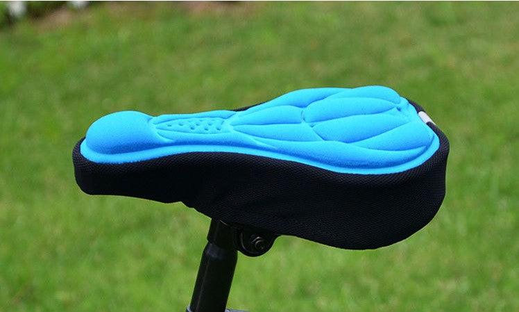 Mountain Bike Saddle Cover Thick Breathable Super Soft Bicycle Saddle Silicone Sponge Bike Seat Sports Bike Seat Cover Padded Bike Seat Cushion Bicycle Saddle Pad For Women Men With Hollow Design Stevvex