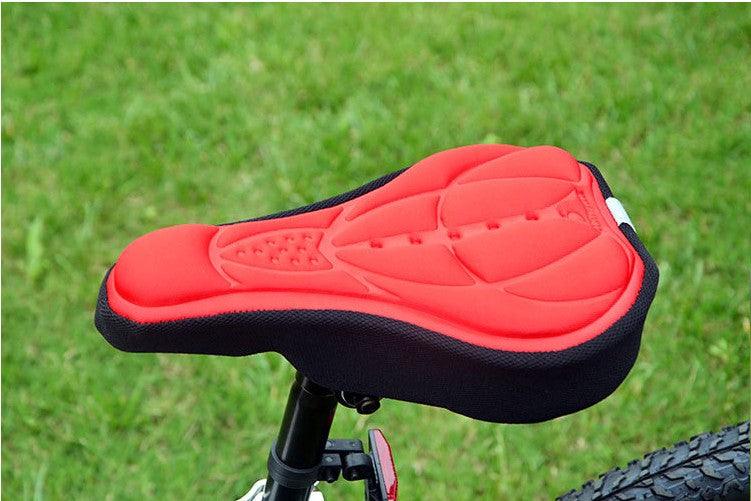 Mountain Bike Saddle Cover Thick Breathable Super Soft Bicycle Saddle Silicone Sponge Bike Seat Sports Bike Seat Cover Padded Bike Seat Cushion Bicycle Saddle Pad For Women Men With Hollow Design Stevvex