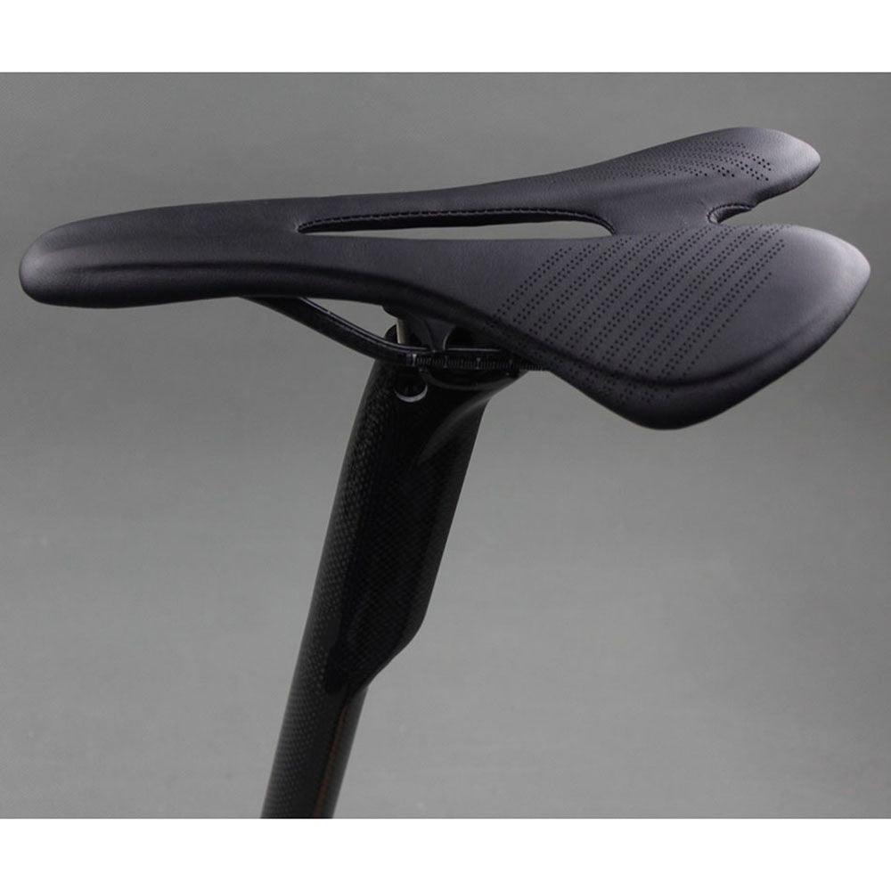 Comfort Wide Bicycle Seat Carbon Fiber Bike Saddle Seat Cycling Carbon Fiber Bike Seat Saddle Ultra-Light Mountain Bicycle Road Bike Saddle Replacement Accessory Comfortable Cushion With Rail Mountain Road Bicycle Stevvex