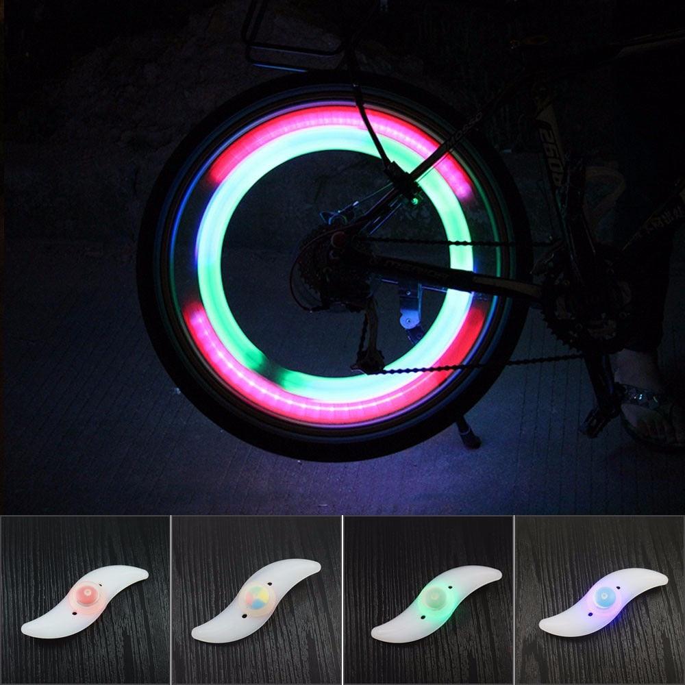 Waterproof Bicycle Spoke Light 3 Lighting Mode LED Bike Wheel Warning Light Colorful LED Bike Wheel Light Waterproof Easy Install Bicycles Wheel Spoke LED Lights With 3 Modes For Bicycle Present For Kids Teens Boys Girls Men Women Stevvex