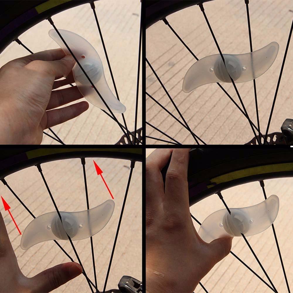 Waterproof Bicycle Spoke Light 3 Lighting Mode LED Bike Wheel Warning Light Colorful LED Bike Wheel Light Waterproof Easy Install Bicycles Wheel Spoke LED Lights With 3 Modes For Bicycle Present For Kids Teens Boys Girls Men Women Stevvex
