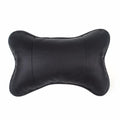 1pcs Universal Car Neck Pillows PVC Leather Breathable Mesh Auto Car Neck Rest Headrest Cushion  Headrest Pillow Pillow Neck Pillows Both Side Pu Leather Pack Headrest Fit for Most Cars Filled Fiber Universal Car Pillow Car Interior Accessories Stevvex
