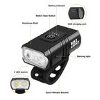 2PCS LED Bike Light Bicycle Front Rear lights USB Charge Headlight Cycling Taillight Bicycle Super Bright Front And Back Bicycle Lights USB Rechargeable Durable Waterproof Mountain Helmet Road Night Riding For Bike Stevvex
