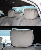 Luxury Car Neck Pillow Car Travel Neck Rest Pillows Seat Cushion Support Car Headrest Neck Support Seat Design Class Soft Universal Adjustable Car Neck Pillow Waist Pillow Universal Driving Seat Car Pillow Sleeping Neck Headrest Stevvex