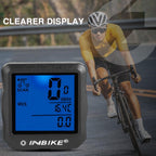Mountain Bicycle Computer Wired Speedometer Bicycle Tracker Luminous Road Bike Bicycle Odometer Wireless Waterproof Cycle Bike Computer With LCD Display Max Distance Time For Trainer Stevvex