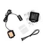Mountain Bicycle Computer Wired Speedometer Bicycle Tracker Luminous Road Bike Bicycle Odometer Wireless Waterproof Cycle Bike Computer With LCD Display Max Distance Time For Trainer Stevvex
