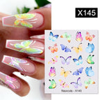 Spring Simple Green Theme Water Decal Sticker Flower Leaf Tree Summer Slider For Manicuring Nail Art Watermarks Art Decoration Manicure Tools Nail Watermark Decals iridescent Decoration Nail Self-Adhesive Decals Nail Stickers Water Transfer Fresh Nail Stevvex