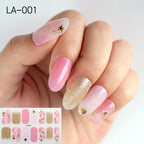 Toe Nail Sticker Wraps Adhesive Decals Toenail Polish Strips DIY Pedicure Foot Decals Manicure Strips Decals Full Wraps Women Glitter Toenail Nail Polish Strips Decals Full Wraps Self Adhesive Toe Nail Tip Full Toe Nail Wraps Feet Decorations