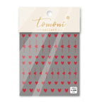 Bubble Cute Black Red Hearts Nail Stickers Nail Art Decorations Nail Decals Design Self-Adhesive 3D Wave Design Decoration for Women Girls Adhesive Striping Tape Nail Art Stickers Stevvex