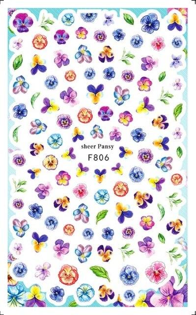 Leaf With Lines Nails Sticker Designer Fruit Nail Art 3D Decals Acrylic Designs Self Adhesive Manicure Slider Stickers Glitter Decals Love Nail Sequins Laser Heart Nail Supplies Sparkle Nail Accessories Star Accessories Heart Nail Art Stevvex