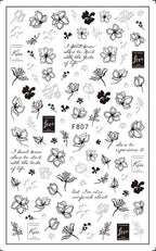 Leaf With Lines Nails Sticker Designer Fruit Nail Art 3D Decals Acrylic Designs Self Adhesive Manicure Slider Stickers Glitter Decals Love Nail Sequins Laser Heart Nail Supplies Sparkle Nail Accessories Star Accessories Heart Nail Art Stevvex