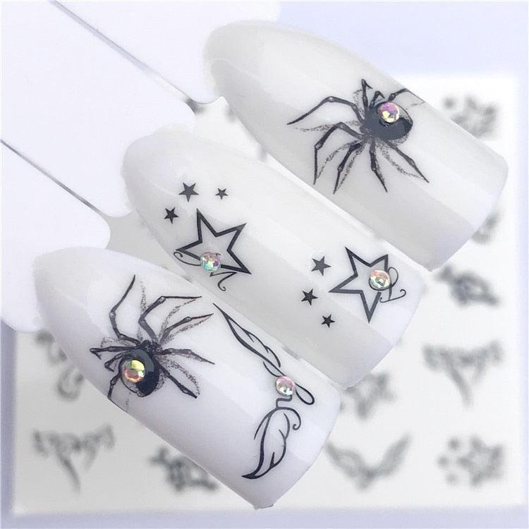 Fox Wolf Animal 3D Embossed Nail Sticker Flower Adhesive Manicure Slider Nail Art Tips Decorations Decals Manicure Design Golden Firework Star Accessories Heart Nail Art Stickers Glitter Decals Love Nail Sequins Laser Heart Nail Stevvex