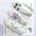 Fox Wolf Animal 3D Embossed Nail Sticker Flower Adhesive Manicure Slider Nail Art Tips Decorations Decals Manicure Design Golden Firework Star Accessories Heart Nail Art Stickers Glitter Decals Love Nail Sequins Laser Heart Nail Stevvex