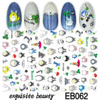 Nail Stickers Cute Rabbit Nail Art Decorations No Face Man Sliders For Manicure Cute Cartoon Nail Art Sticker Decals for Women Kids Girls Manicure Decoration Nail Art Supplies 3D Self-Adhesive Nail Decals Designer Nail Stickers for Acrylic Nails