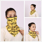 Cotton Women Mask Scarf Face Mascarillas Wraps Floral Print Lady Warm Neck Scarves Foulard Bandana Reusable Outdoor Riding Masks Scarf Neck Gaiter Headwear Headband Head Wrap Scarf Mask Neck Ear Warmers Headbands Perfect Bandana