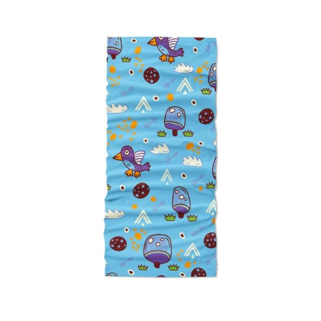 3D Printed Mini Pattern Headscarf Fashion Women Summer Neck Gaiter Cute Cartoon Animal Tubular Hijab Scarf Face Seamless Bandana  Printed Oil Painting Art Neck Scarf Women Soft Face Bandana Sunflower Night Hijab Scarf Face Mask Stevvex