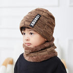 Winter Scarf Hat Set Outdoor Sport Warm Beanies Hat For Men Knitted Hats Bandana Hiking Camping Kid Neck Warmer Cap Neck Gaiter Winter Knitted Beanie Scarf Men Hat Neck Warmer Gaiter Face Cover Winter Beanie Hat Scarf Set Fleece Lined Skull Cap Winter Hat Stevvex