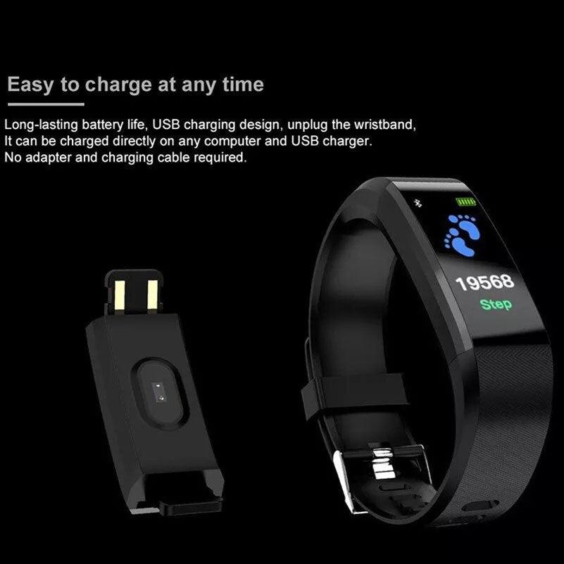 Connected Child Smart Sport Watch For Girls Boys Students Wrist Clock Electronic LED Digital Child Wrist Watch Fitness Tracker With Heart Rate Monitor Waterproof Activity Tracker With Sport Modes Sleep Monitor Fitness Watch With Call SMS Reminder Stevvex