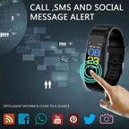 Connected Child Smart Sport Watch For Girls Boys Students Wrist Clock Electronic LED Digital Child Wrist Watch Fitness Tracker With Heart Rate Monitor Waterproof Activity Tracker With Sport Modes Sleep Monitor Fitness Watch With Call SMS Reminder Stevvex