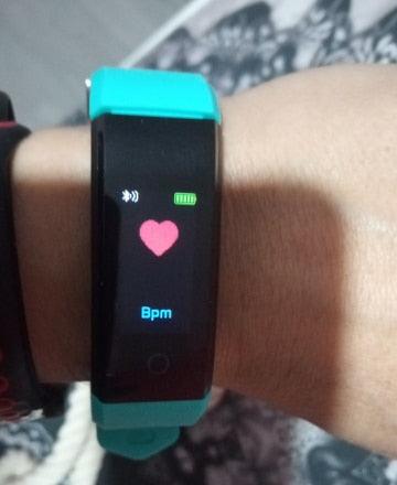 Connected Child Smart Sport Watch For Girls Boys Students Wrist Clock Electronic LED Digital Child Wrist Watch Fitness Tracker With Heart Rate Monitor Waterproof Activity Tracker With Sport Modes Sleep Monitor Fitness Watch With Call SMS Reminder Stevvex