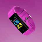 Connected Child Smart Sport Watch For Girls Boys Students Wrist Clock Electronic LED Digital Child Wrist Watch Fitness Tracker With Heart Rate Monitor Waterproof Activity Tracker With Sport Modes Sleep Monitor Fitness Watch With Call SMS Reminder Stevvex
