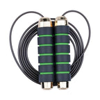 Tangle-Free Rapid Speed Jumping Rope Cable With Ball Bearings Steel Skipping Rope Adjustable Rapid Speed Jumping Ropes Cable Foam Handles Steel Jump Ropes For Gym Fitness Home Exercise Stevvex