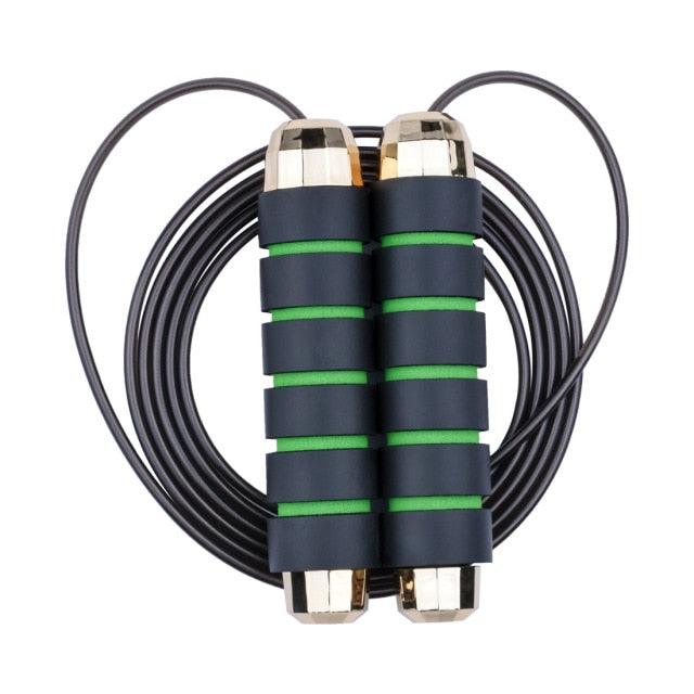Tangle-Free Rapid Speed Jumping Rope Cable With Ball Bearings Steel Skipping Rope Adjustable Rapid Speed Jumping Ropes Cable Foam Handles Steel Jump Ropes For Gym Fitness Home Exercise Stevvex
