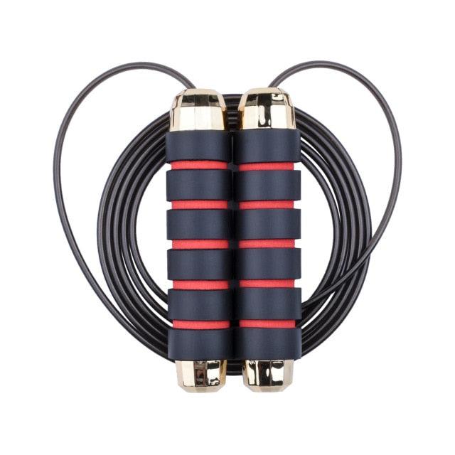 Tangle-Free Rapid Speed Jumping Rope Cable With Ball Bearings Steel Skipping Rope Adjustable Rapid Speed Jumping Ropes Cable Foam Handles Steel Jump Ropes For Gym Fitness Home Exercise Stevvex