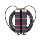 Tangle-Free Rapid Speed Jumping Rope Cable With Ball Bearings Steel Skipping Rope Adjustable Rapid Speed Jumping Ropes Cable Foam Handles Steel Jump Ropes For Gym Fitness Home Exercise Stevvex