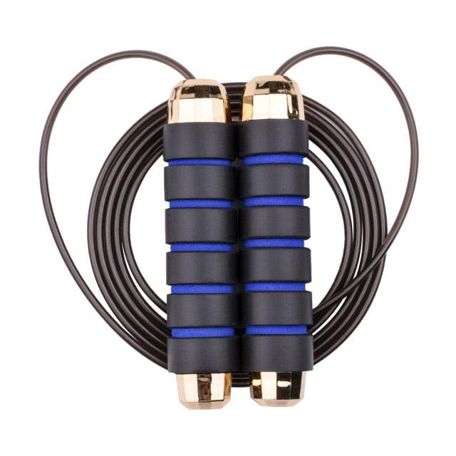 Tangle-Free Rapid Speed Jumping Rope Cable With Ball Bearings Steel Skipping Rope Adjustable Rapid Speed Jumping Ropes Cable Foam Handles Steel Jump Ropes For Gym Fitness Home Exercise Stevvex