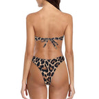 Bikini Swimwear Women Swimsuit  Leopard Bikini Set Women's Halter Triangle Bikini Bottom Cheeky Two Piece Swimsuits Push Up Bathing Suit Female Summer Beach Wear Stevvex