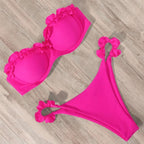 Bikini Swimwear Women Swimsuit  Leopard Bikini Set Women's Halter Triangle Bikini Bottom Cheeky Two Piece Swimsuits Push Up Bathing Suit Female Summer Beach Wear Stevvex