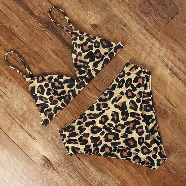 Bikini Swimwear Swimsuit Women Solid Bathing Suit Bikini Set With Pad Female High Waist Beachwear Women Bikini Swimsuits 2 Piece Deep V Neck Swimwear Adjustable Strap Back Bathing Suits Stevvex