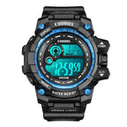Fashion Luminous Children Watches For Boys Waterproof Electronic Silicone Strap Watch Fashion Sport Led Digital Wrist Watch Kids Sports Watch Waterproof Boys Multi-Function Digital Wristwatch Stevvex