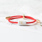 12 Zodiac Bracelet Charm Jewelry Adjustable Braided Rope Couple Bracelets Handmade Navy String Bracelet With Metal Knot Men Women Braided Bracelets Gifts