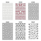 Gold Christmas Snowflake 3D Nail Stickers Sparkly Iridescent Silver Xmas Tree Elk Deer Transfer Sliders Winter Nails Accessories Design Decor Tip Transfer Nail Decals Sticker For Pretty Girl Self-Adhesive Nail Decals Designer Nail Stickers Stevvex